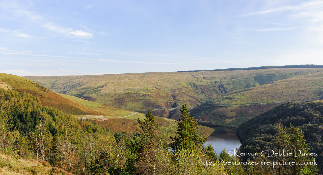 Llyn Brianne is an artificial resevoir which was completed in the early 70s by the Wimpey Construction to regulate the flow in the River Tywi.